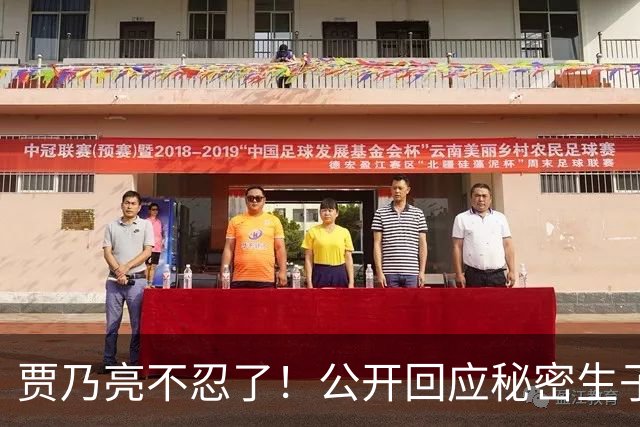 贾乃亮不忍了！公开回应秘密生子传闻，猝然离世传闻早真相大白